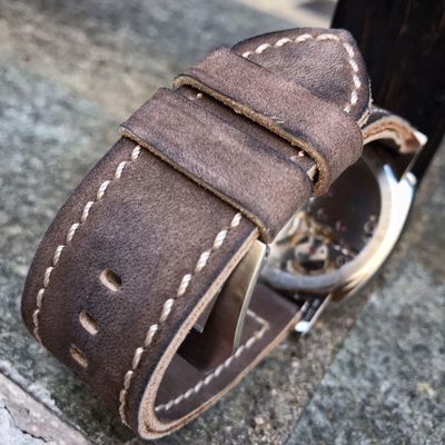 Buttero Taupe Soft Leather Strap