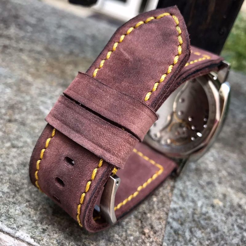 Buttero Grape Soft Leather Strap