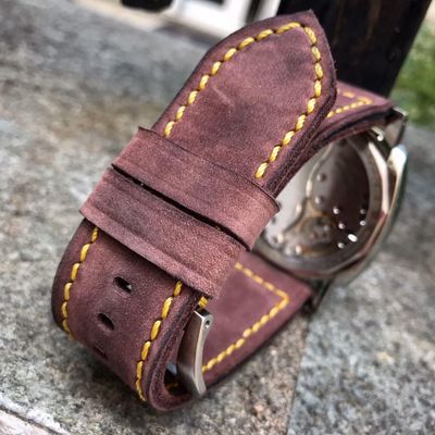 Buttero Grape Soft Leather Strap