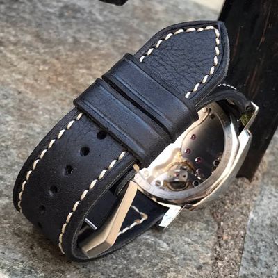 Black Badalassi Cowhide Strap