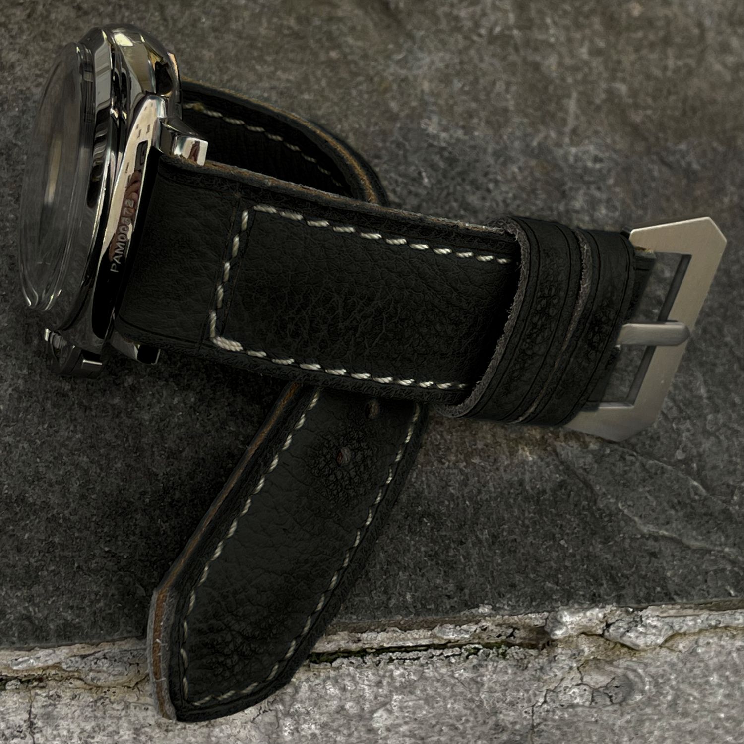 Onyx Leather Strap