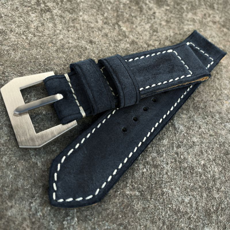 Black Suede Leather Strap