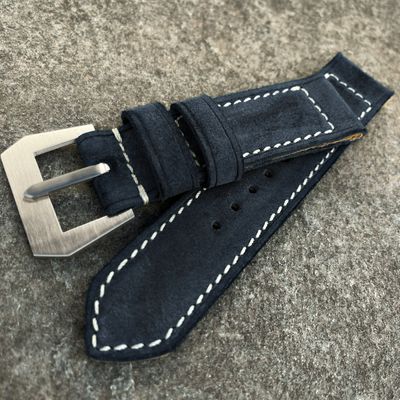 Black Suede Leather Strap