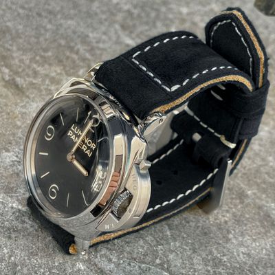 Black Suede Leather Strap