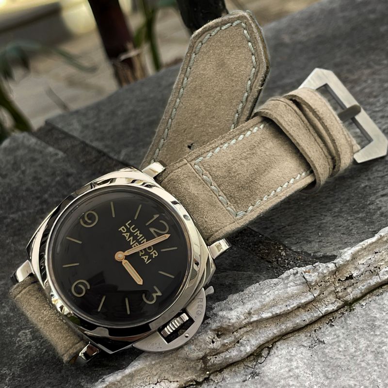 Beige Suede Leather Strap