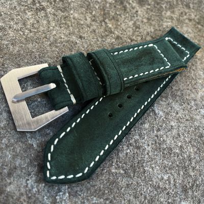 Green Suede Leather Strap