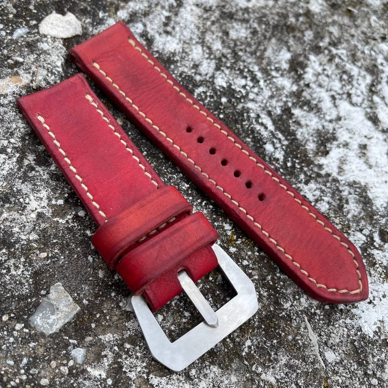 Red Cowhide Strap | 145/90mm – 26/26mm