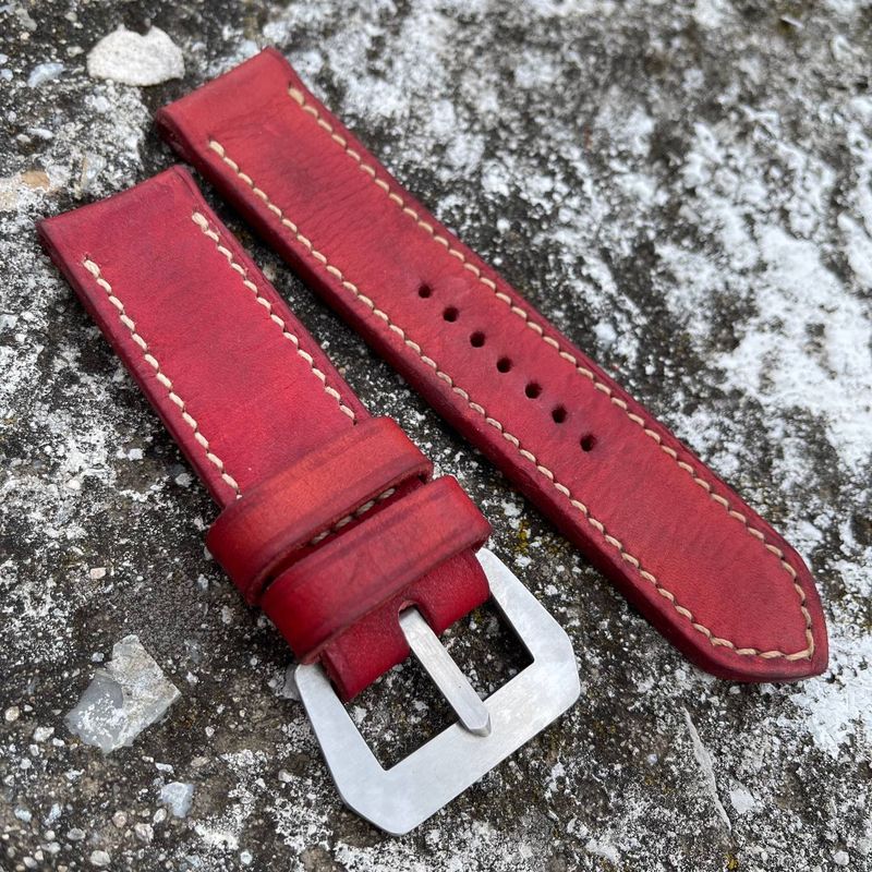 Red Cowhide Strap | 145/90mm – 26/26mm