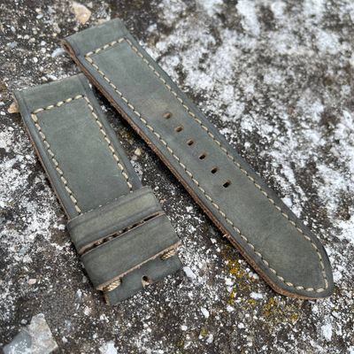 Buttero Green Soft Leather Strap | 140/85mm – 26/26mm