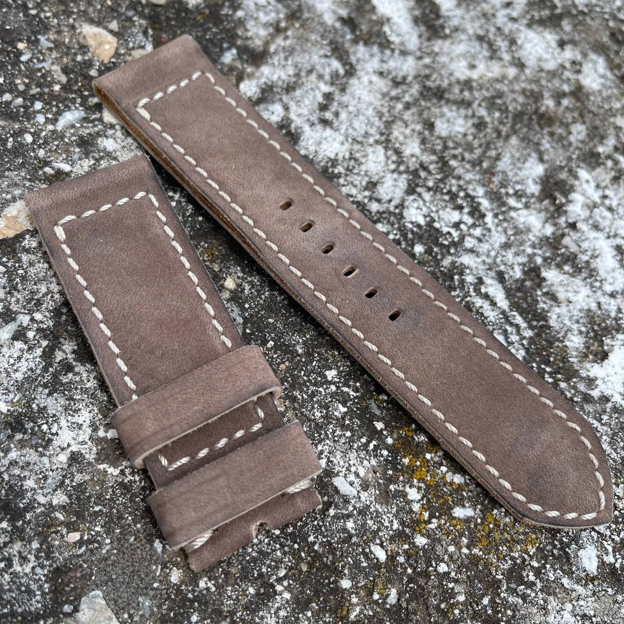 Buttero Taupe Soft Leather Strap | 145/85mm – 26/26mm