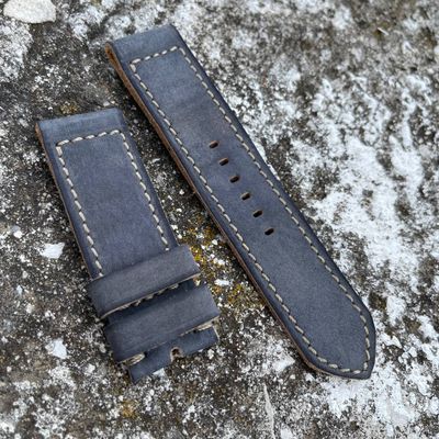 Buttero Space Blue Soft Leather Strap | 140/85mm – 26/26mm