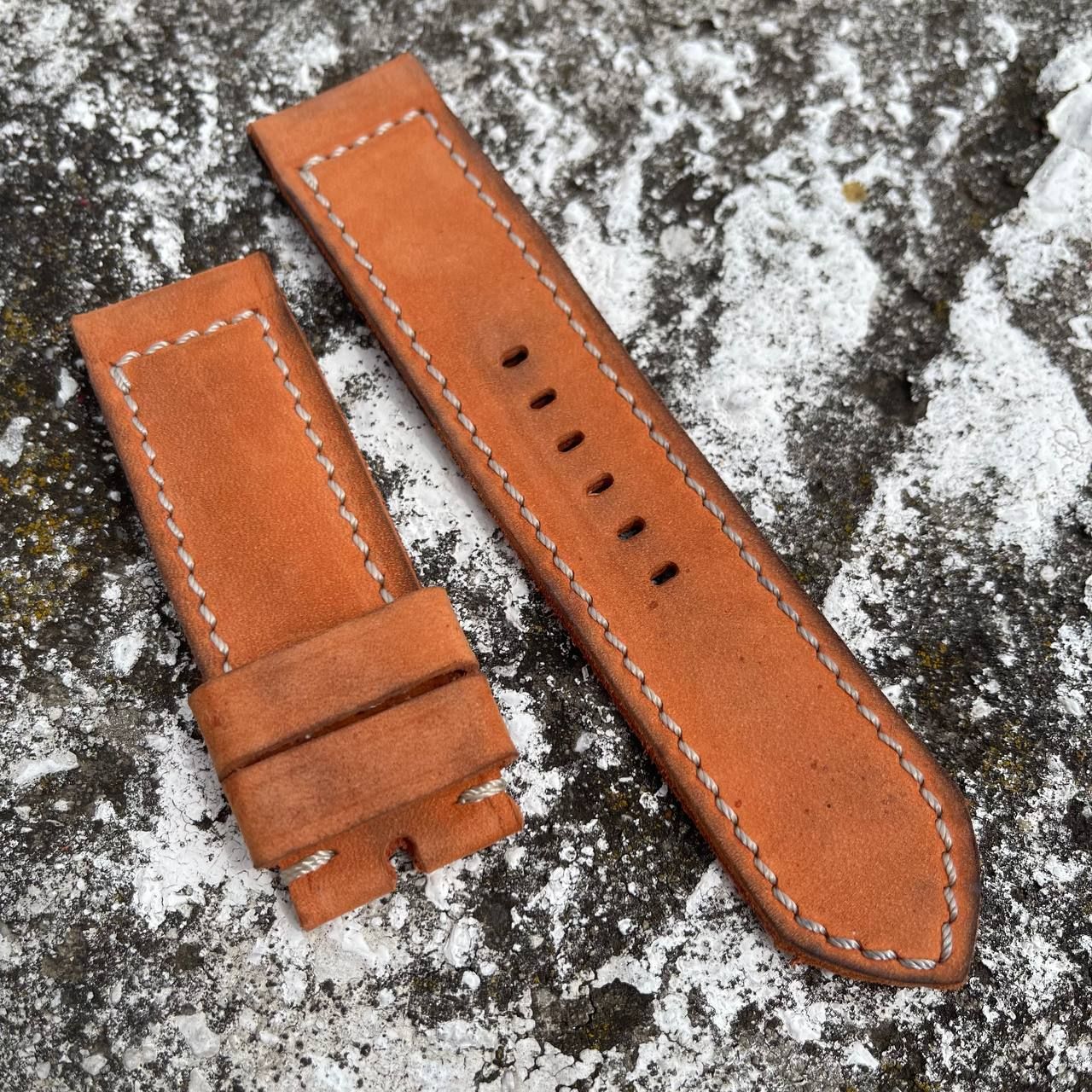 Buttero Orange Soft Leather Strap | 140/85mm – 26/26mm