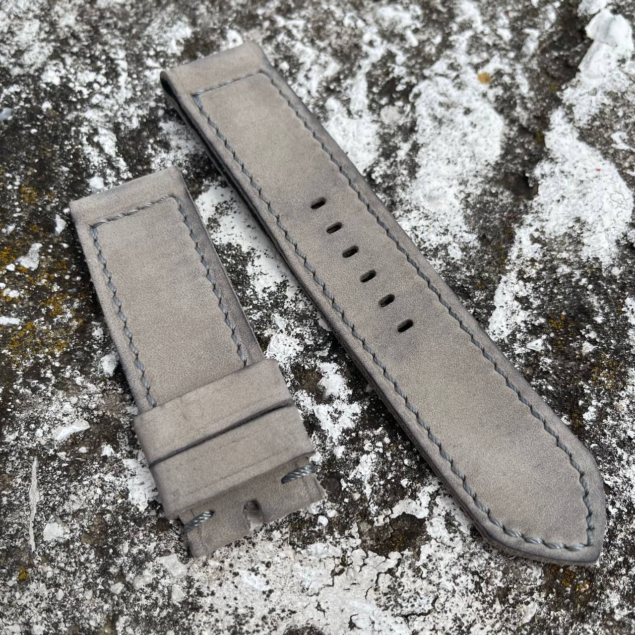 Buttero Gray Soft Leather Strap | 145/85mm – 26/26mm