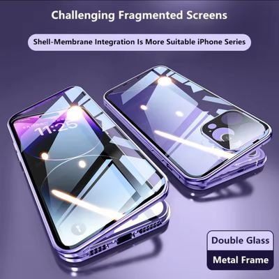 360° Aluminum Alloy Case for iPhone &amp; Samsung – Magnetic Adsorption Protection™