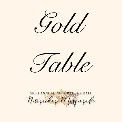 Gold Table