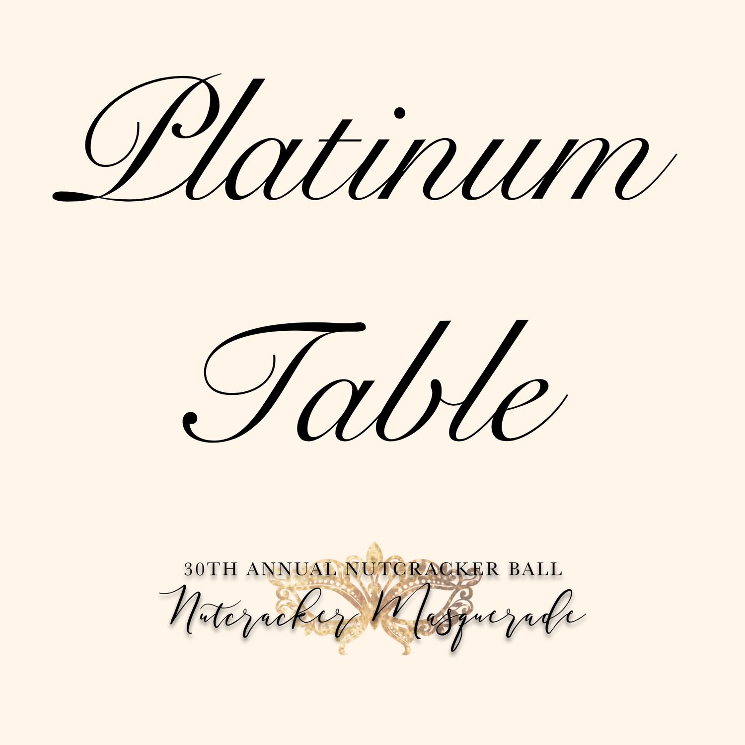 Platinum Table