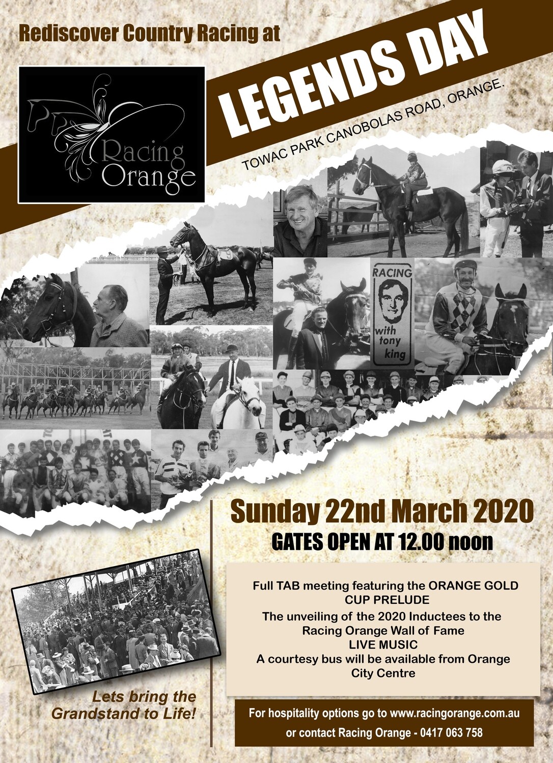 'Legends Day' Grandstand Lawn - Trackside Party 21st March 2021
