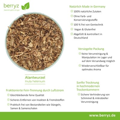 Alantwurzel - Echter Alant - Inula helenium - Kräuter der Hildegard von Bingen - 200g