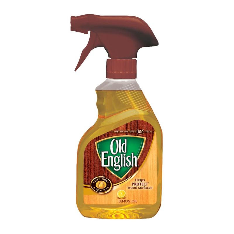 Old English Lemon Scent Wood Cleaner and Polish 12 oz Liquid