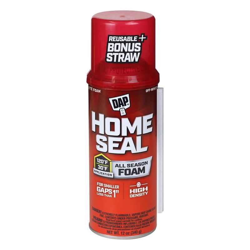 Touch 'n Foam Home Sealant Cream Polyurethane Foam Expanding Sealant 12 oz