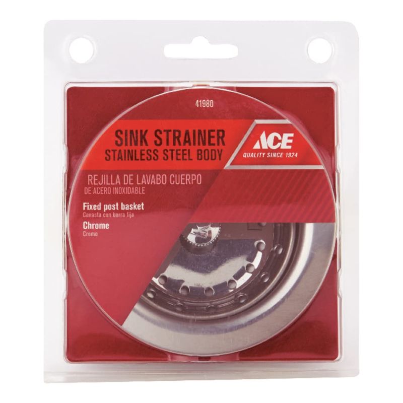 Ace 3-1/2 in. D Stainless Steel Basket Strainer Assembly