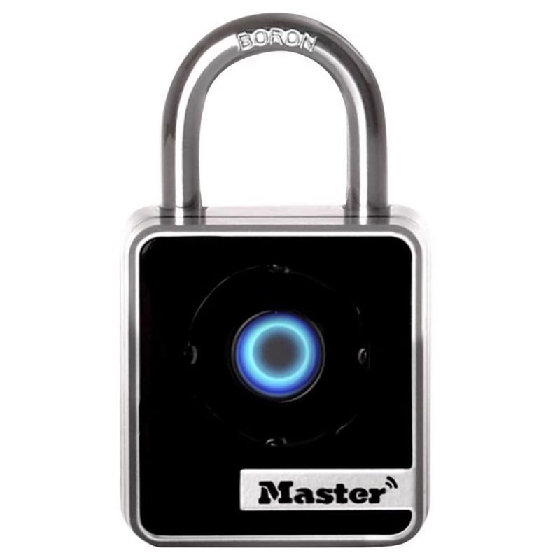 Master Lock 4400EC Bluetooth Padlock 1.75 in. H X 1-29/32 in. W X 7.55 in. L Boron Alloy Single Lock