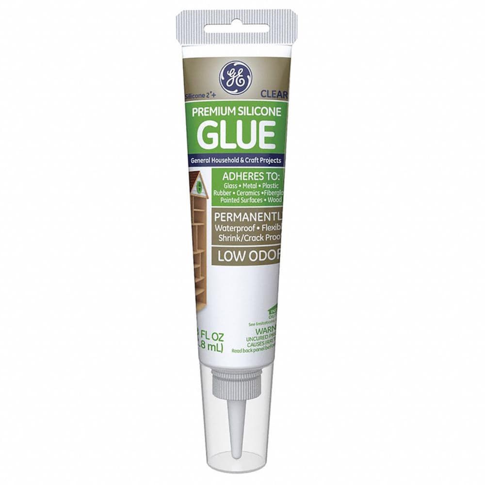 GE Silicone 2 Medium Strength Silicone Glue 2.8 oz