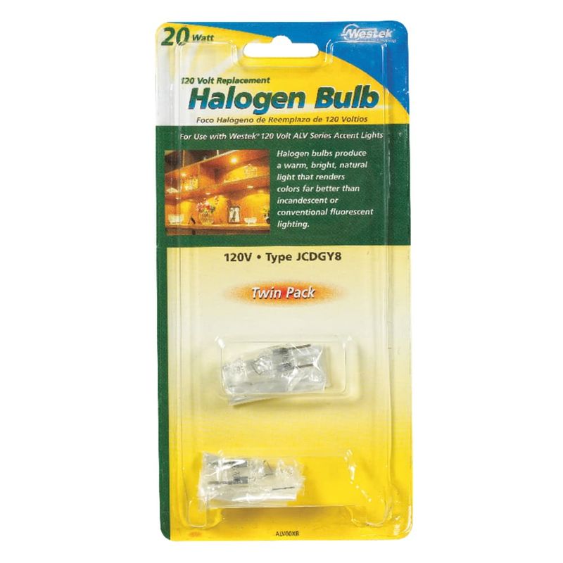 Westek 20 W JCD Tubular Halogen Bulb 240 lm White 2 pk