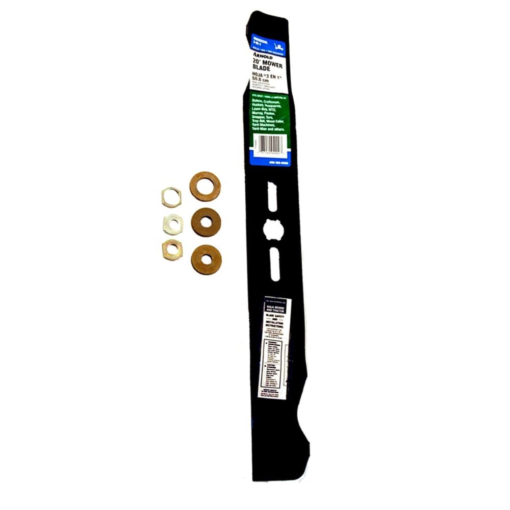 Arnold 20 in. 3-in-1 Mower Blade For Walk-Behind Mowers 1 pk
