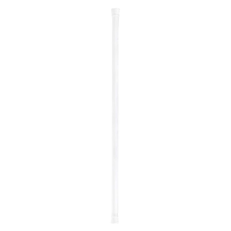 Zenna Home Shower Tension Rod 60 in. L White