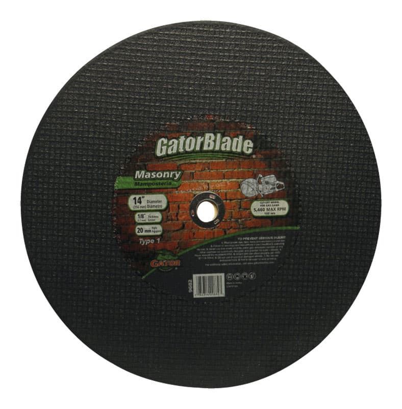 Gator 14 in. D X 20 mm Aluminum Oxide Cut-Off Wheel 1 pc