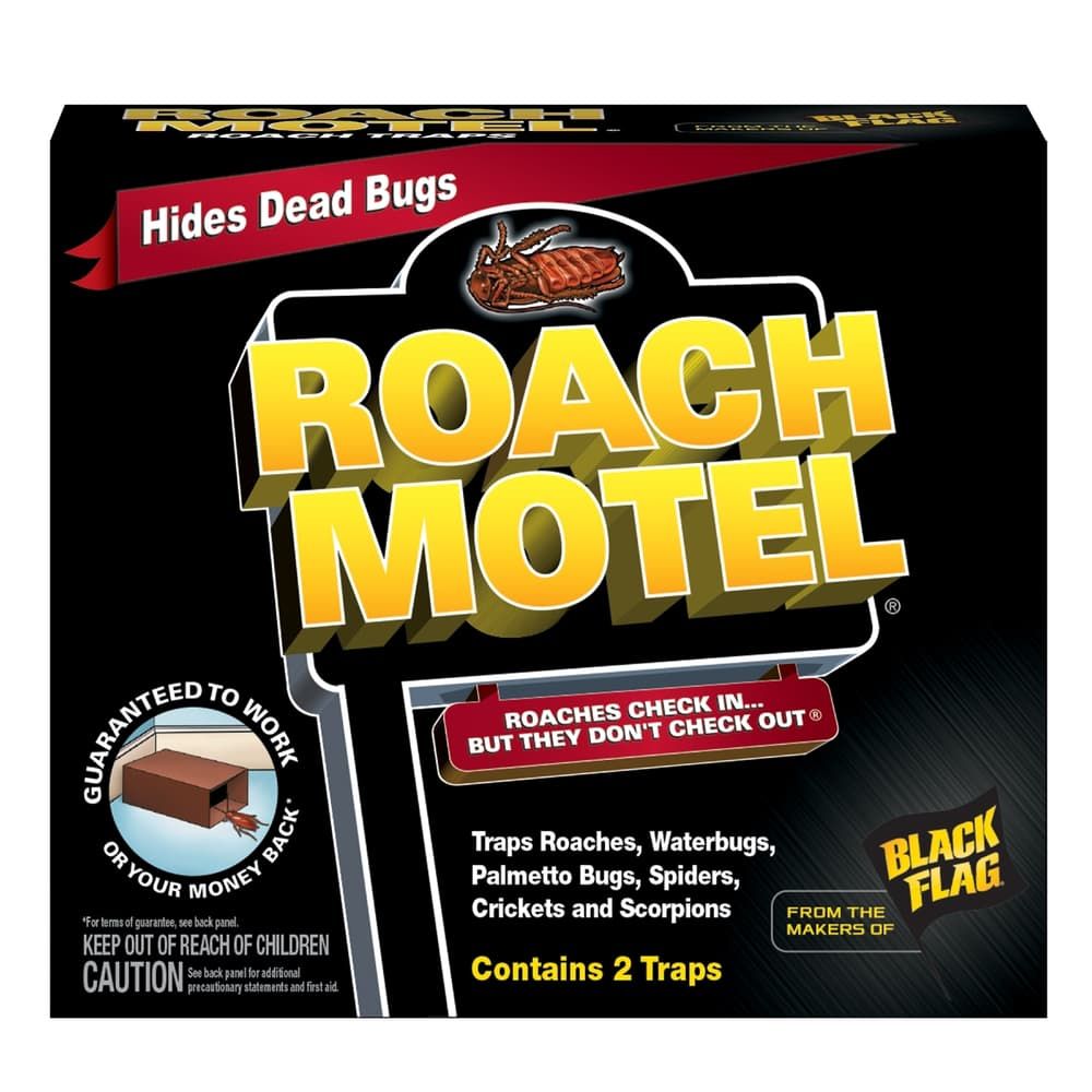 Black Flag Roach Motel Roach Bait Station 2 pk Black Flag Roach Motel Roach Bait Station 2 pk