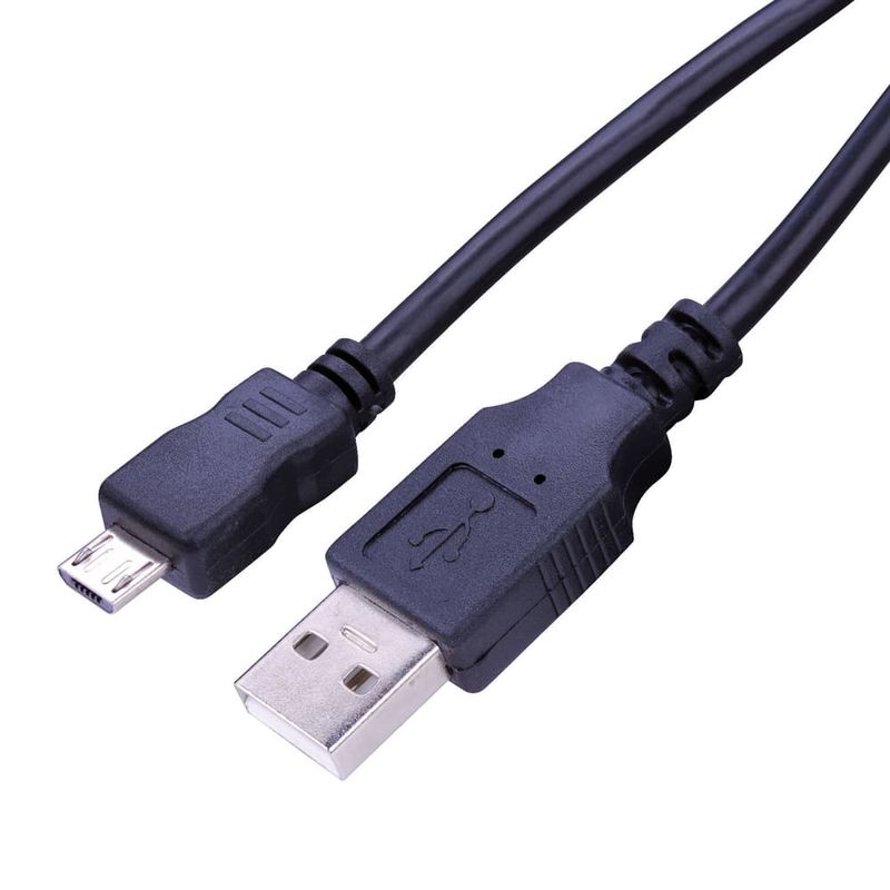 Fabcordz Micro to USB Charge and Sync Cable 6 ft. Black