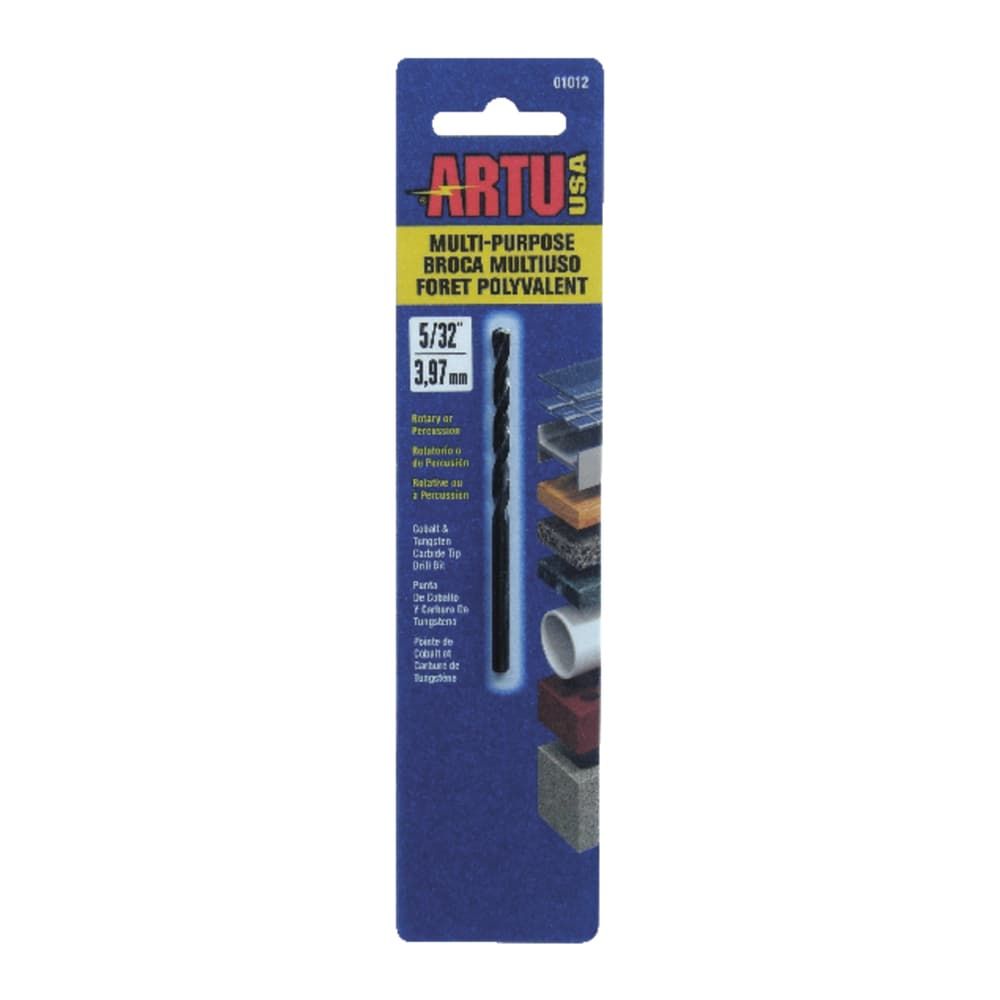 ARTU 5/32 in. X 3-1/8 in. L Tungsten Carbide Tipped Drill Bit Straight Shank 1 pc