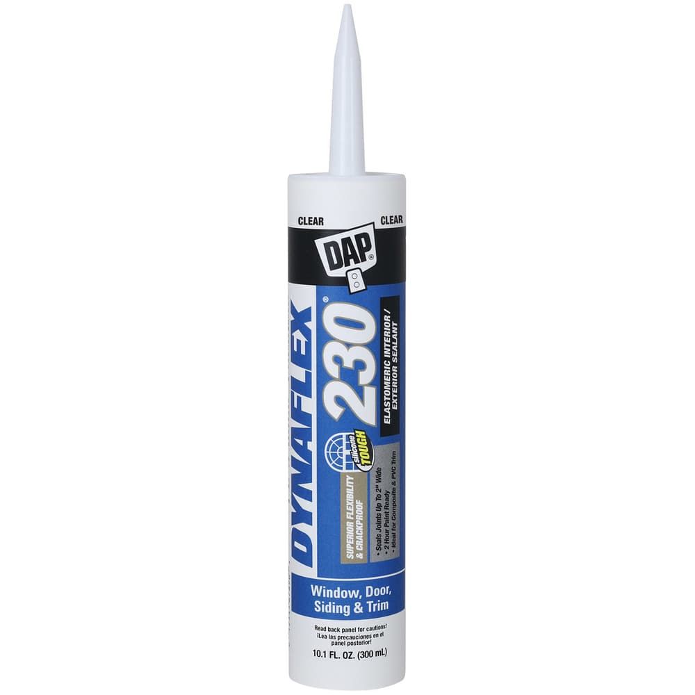 DAP Dynaflex 230 Clear Premium Latex Door/Siding/ Window Sealant 10.1 oz