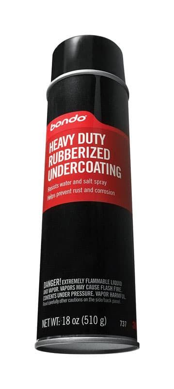 3M Bondo Black Rubber Coating 18 oz