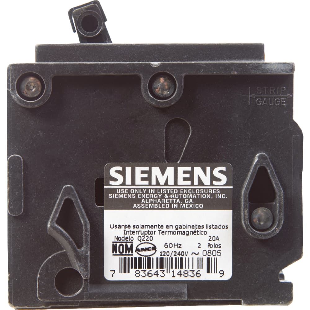 Siemens 20 amps Standard 2-Pole Circuit Breaker