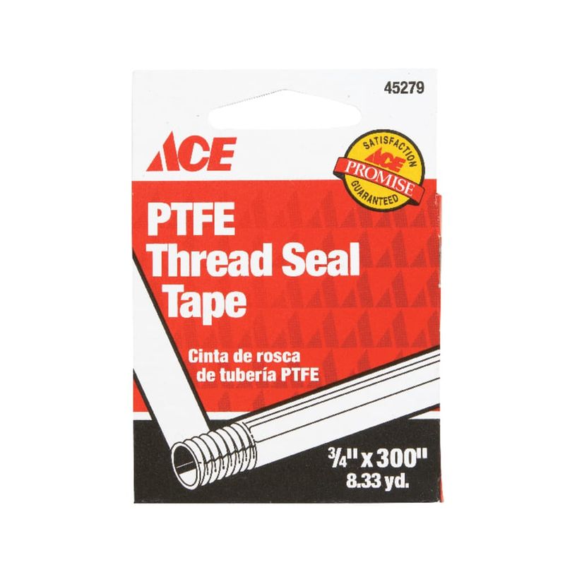 Ace White 3/4 in. W X 300 in. L Thread Seal Tape