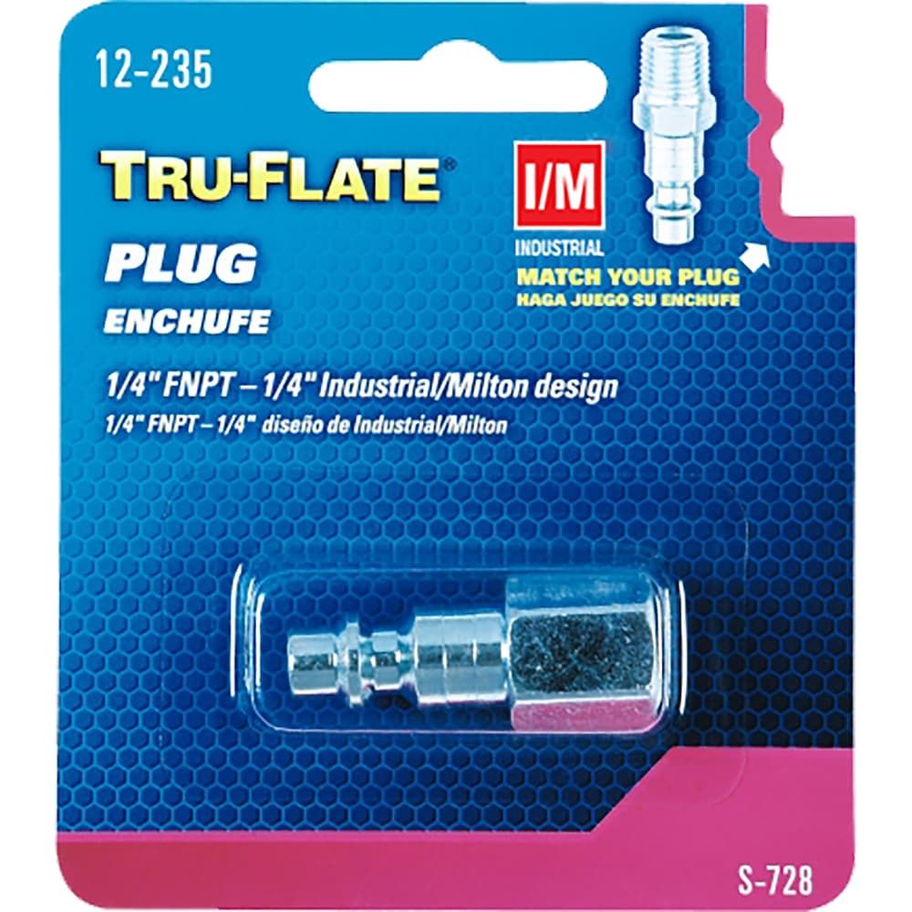 Tru-Flate Steel Air Plug 1/4 in. Female 1 pc