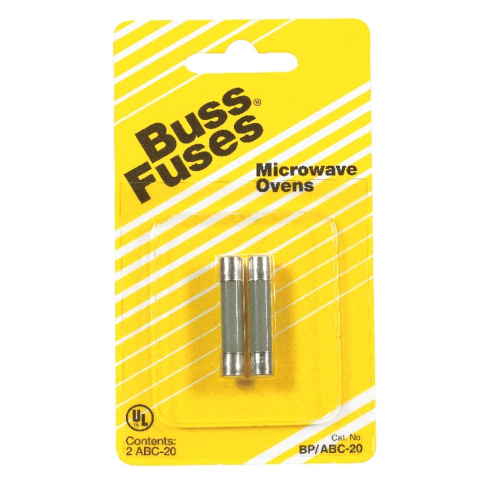 Bussmann 20 amps Fast Acting Microwave Fuse 2 pk