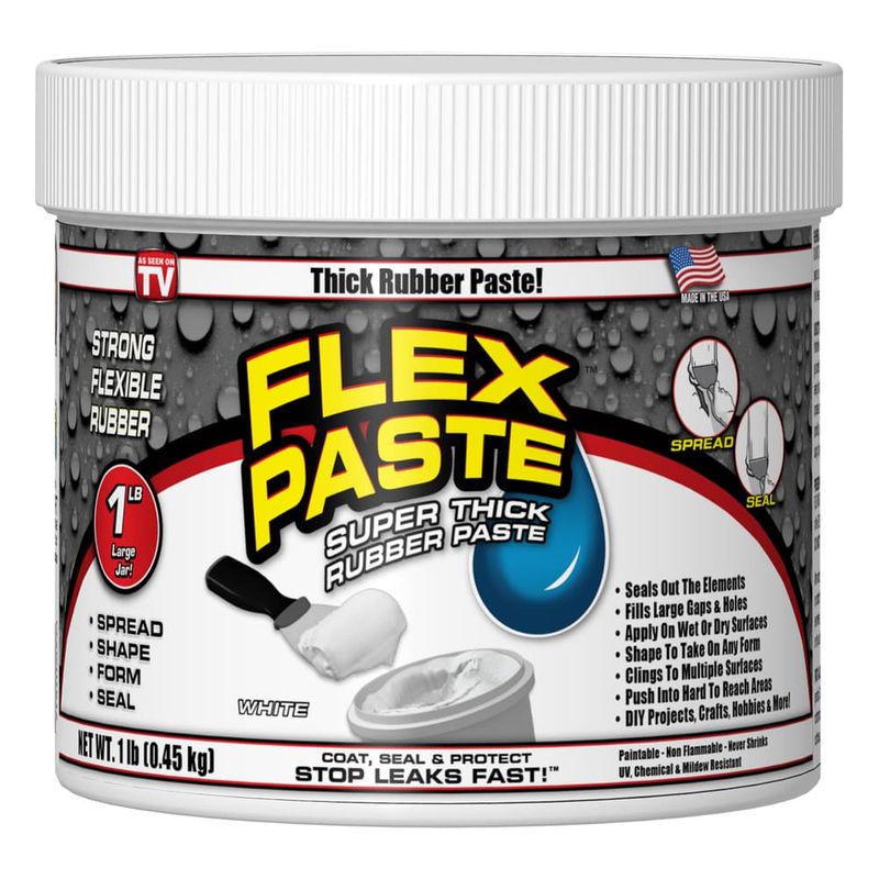 Flex Seal Family of Products Flex Paste Rubber Paste Rubber Paste 1 pk