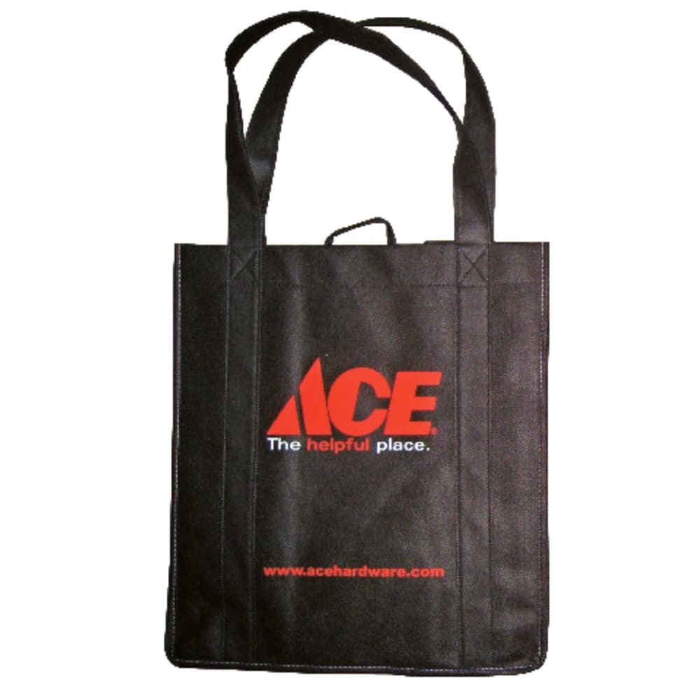 Ace 13-1/2 in. H X 12-1/2 in. W X 14 in. L Reusable Shopping Bag