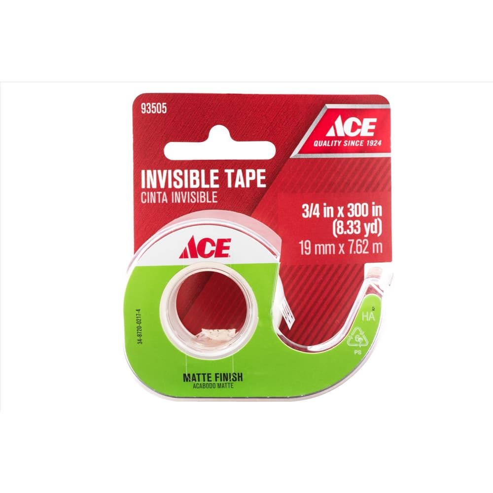 Ace 3/4 in. W X 300 in. L Tape Clear