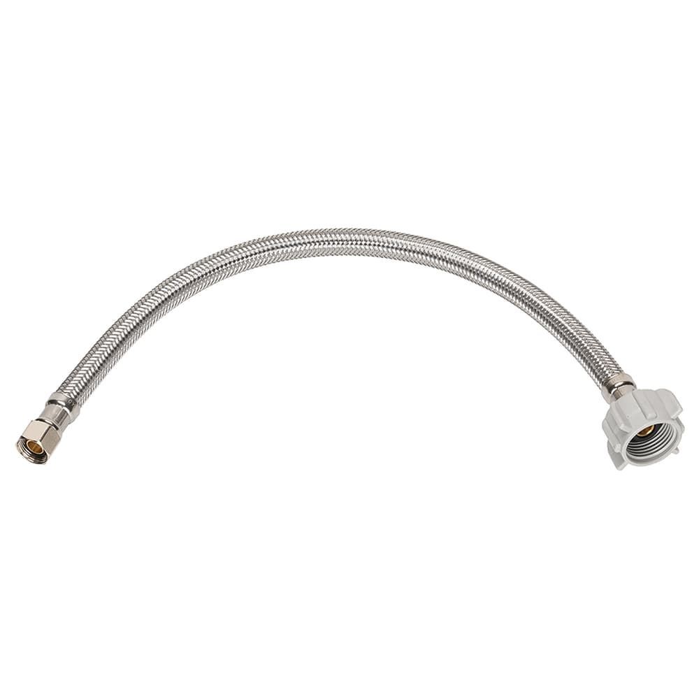 Ace 3/8 in. Compression X 7/8 in. D Ballcock 16 in. Stainless Steel Toilet Supply Line