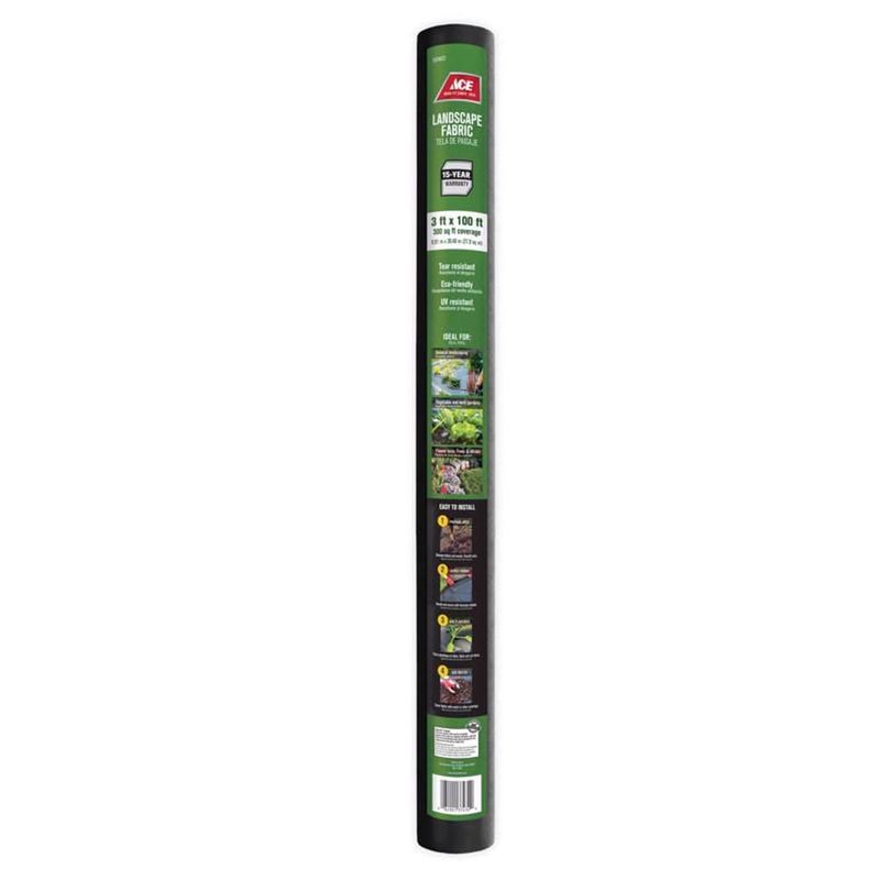Ace 3 ft. W X 100 ft. L Polypropylene Landscape Fabric