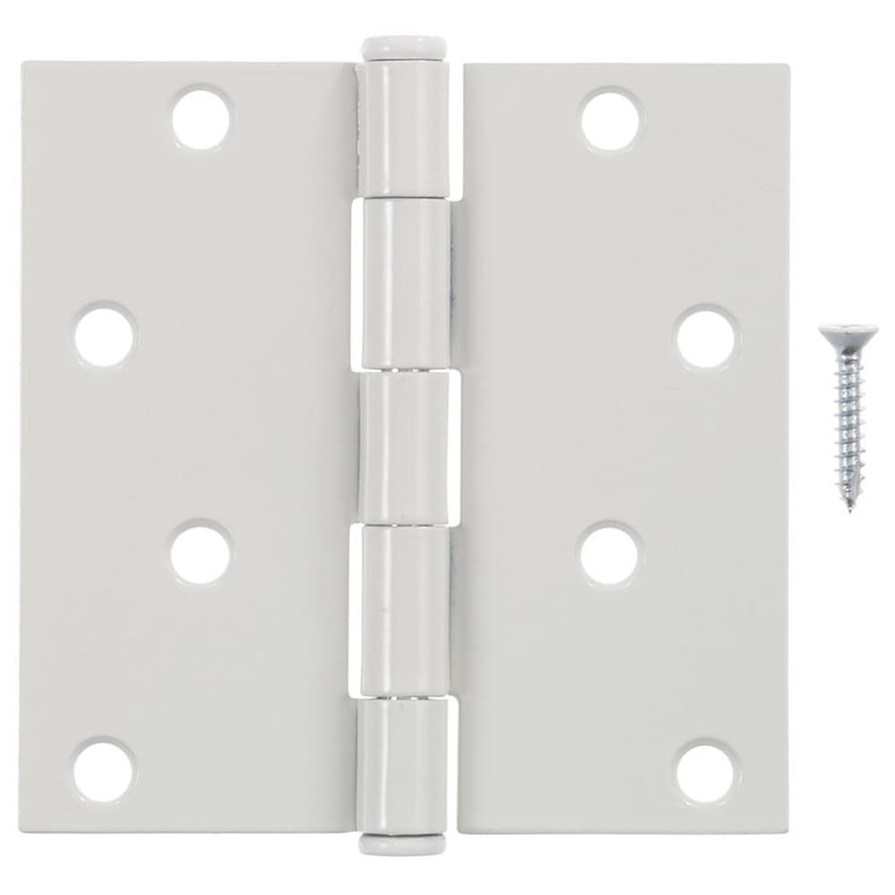 Ace 4 in. L White Residential Door Hinge 1 pk