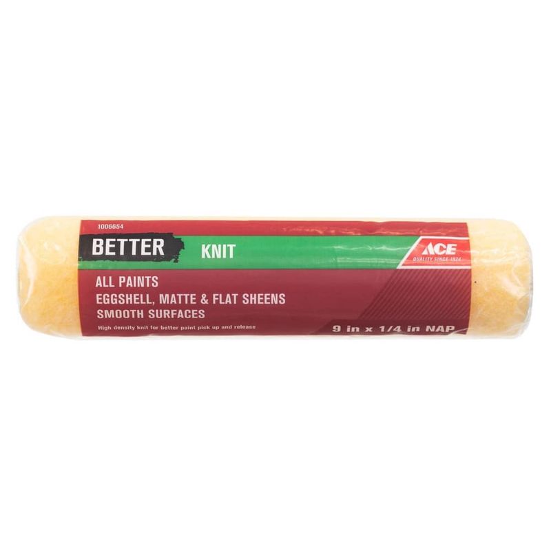 Ace Better Knit 9 in. W X 1/4 in. Paint Roller Cover 1 pk