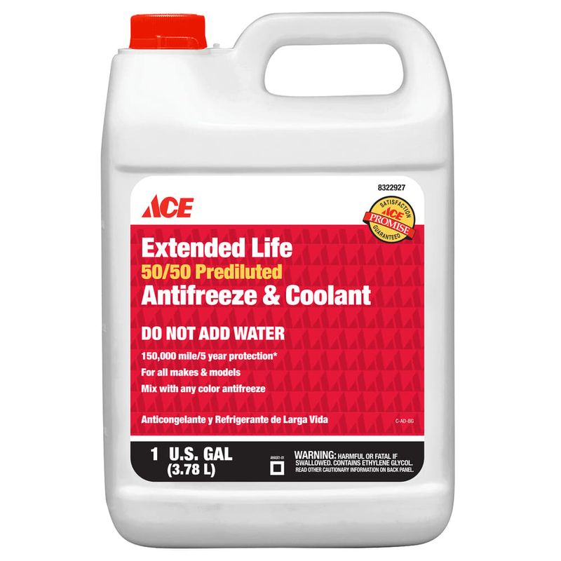 Ace Extended Life 50/50 Antifreeze/Coolant 1 gal