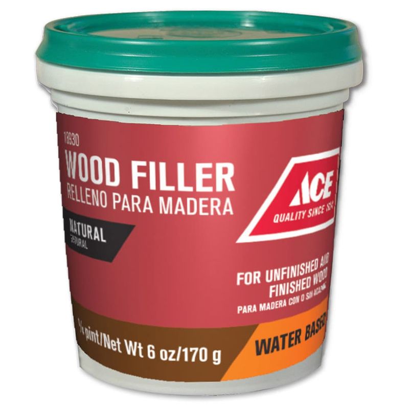 Ace Natural Wood Filler 6 oz