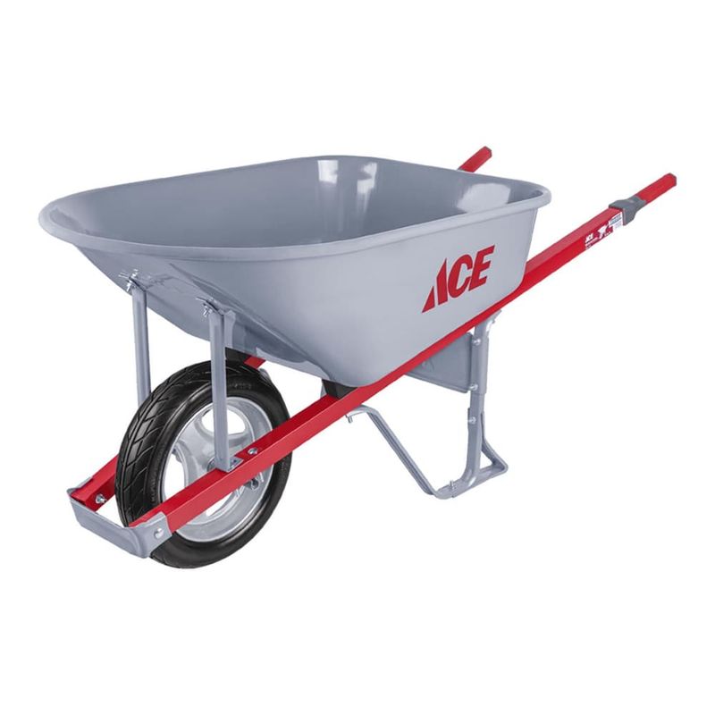 Ace Steel Contractor Wheelbarrow 6 cu ft Ace Steel Contractor Wheelbarrow 6 cu ft